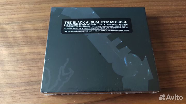 Metallica black album remastered 3cd