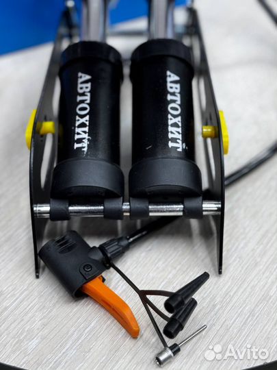 Насос ножной с манометром