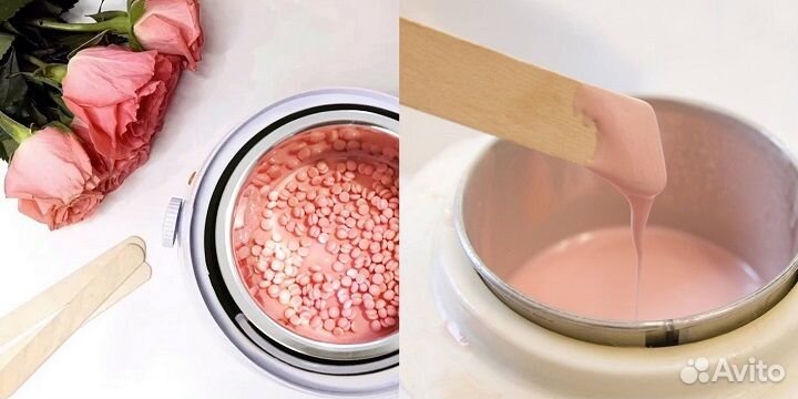 Воск Пленочный в гранулах 1000 гр, Depilflax Розов