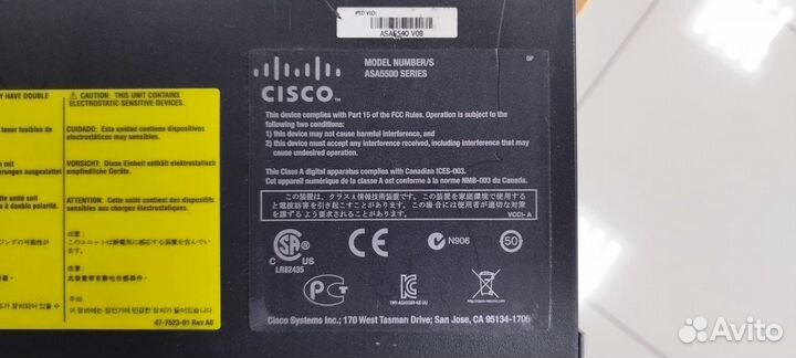 Cisco ASA 5540 с модулем SSM-40