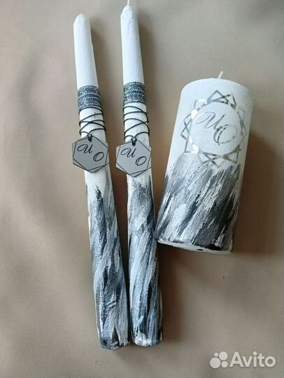 Свадебный набор, декор бутылок, бокалов