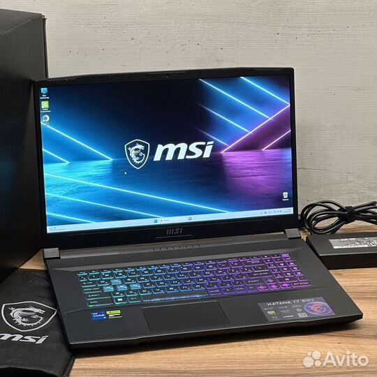 Новый MSI 17.3 144Hz I5-12450/RTX 4060/DDR5 16GB