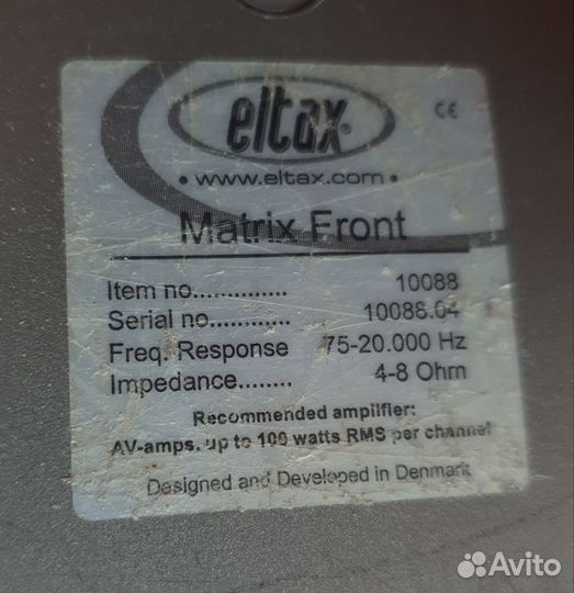 Акустические колонки eltax