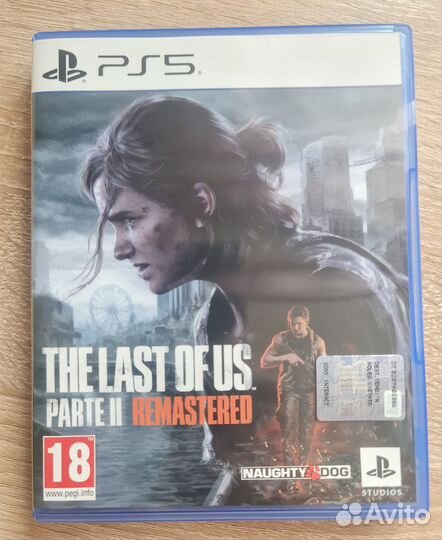 The last of us part 2 remastered ps5 диск