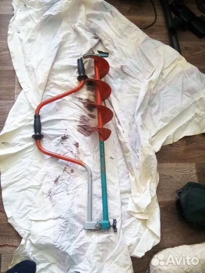 Ледобур для рыбалки Тонар б у