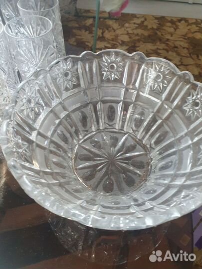 Хрустальная ваза