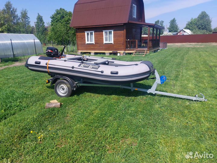Лодка пвх с мотором и прицепом