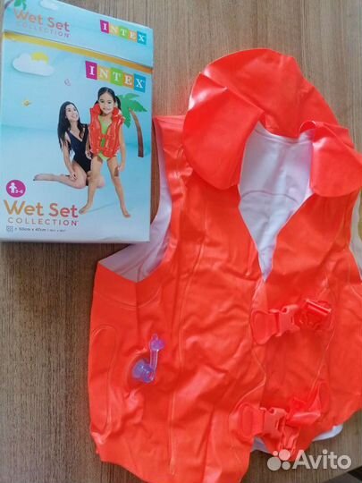 Круг надувной Пончик, жилет, нарукавники