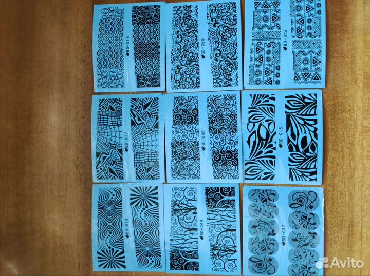 Наклейки для ногтей 2