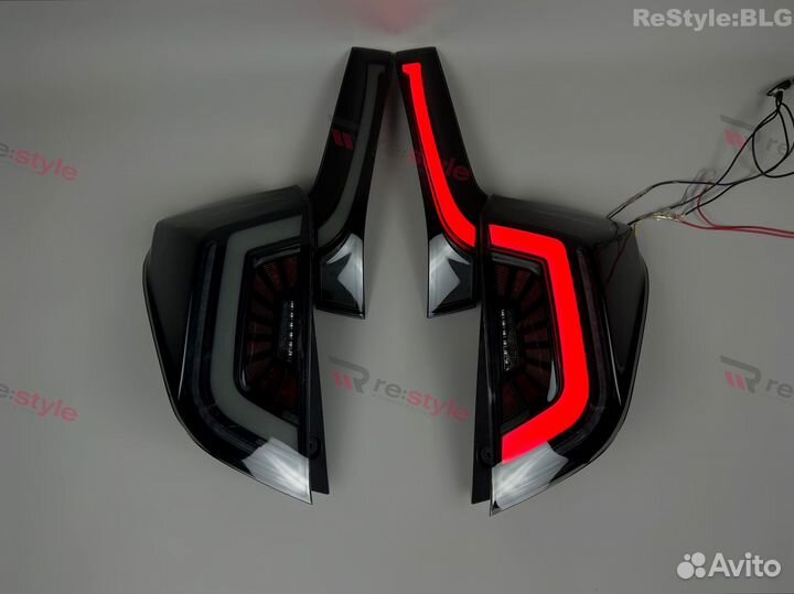 Стопы Honda Fit с14г Дымчатые LED