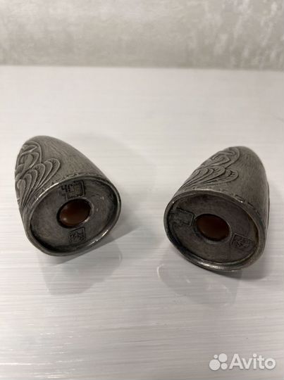 Старинный набор для специй солонка перечница