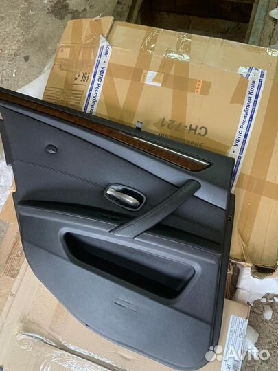 Дверные карты шторки bmw e61