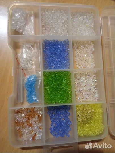 Бусины и биконусы для рукоделия