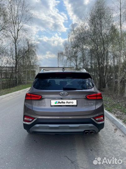 Hyundai Santa Fe 2.2 AT, 2019, 73 000 км