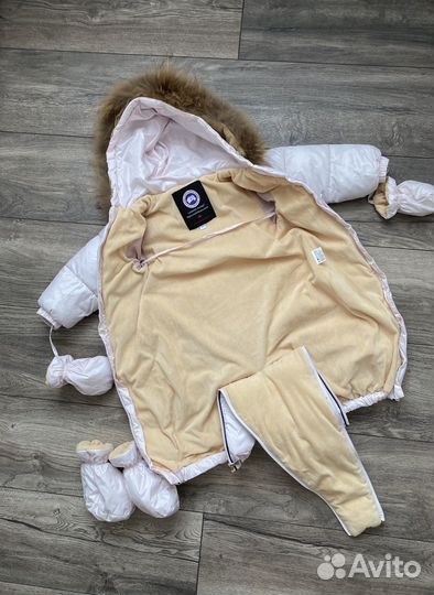 Зимний комбинезон для девочки 74-86 canada goose