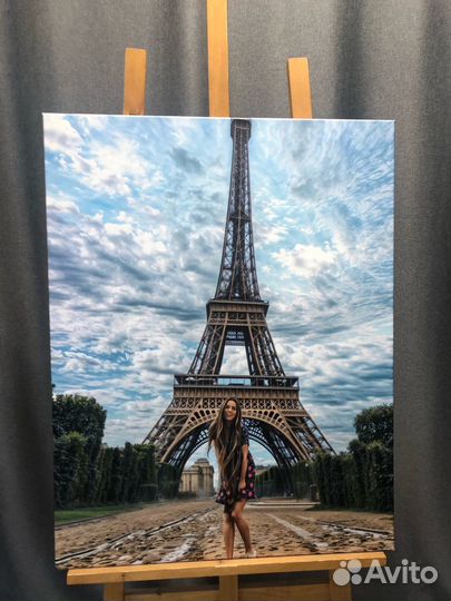 Портрет на холсте по фото в подарок