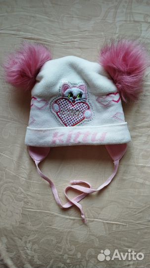 Шапка на девочку 3 года