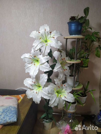 Цветы из изолона светильник