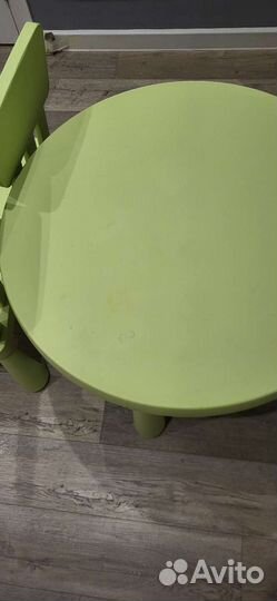 Детский стол и стул IKEA