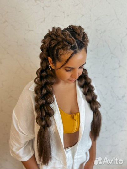 Афрокосы, Брейды, Боксерские косы, Афрохвост