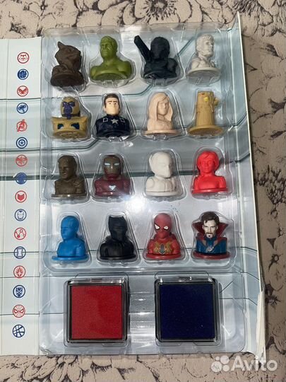 Коллекция супергероев -штампов Стиратели-2