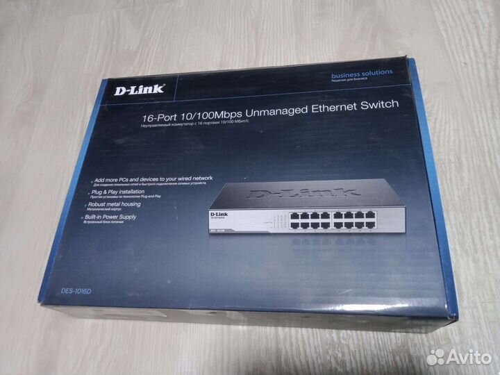Коммутатор D-Link DES-1016D/H1