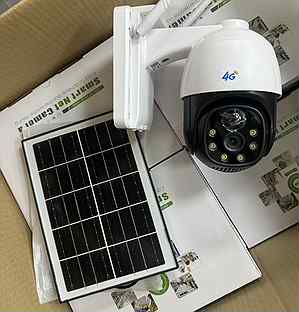 Камера видеонаблюдения 4G с солнечной батареей