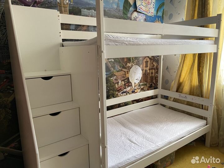 Двухъярусная кровать бу