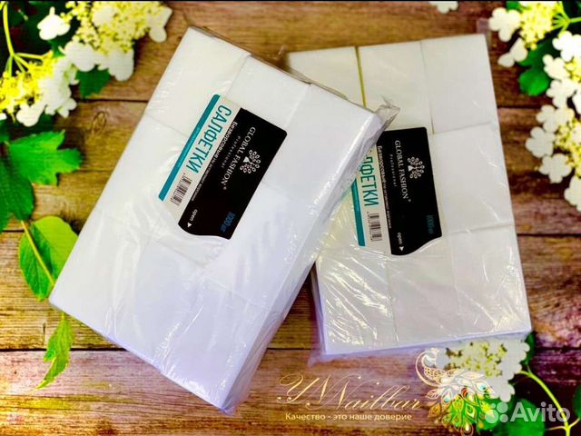 Безворсовые салфетки для маникюра 1000 шт