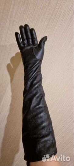 Перчатки кожаные