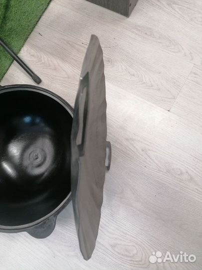 Садж сковорода сталь 45см с ручками