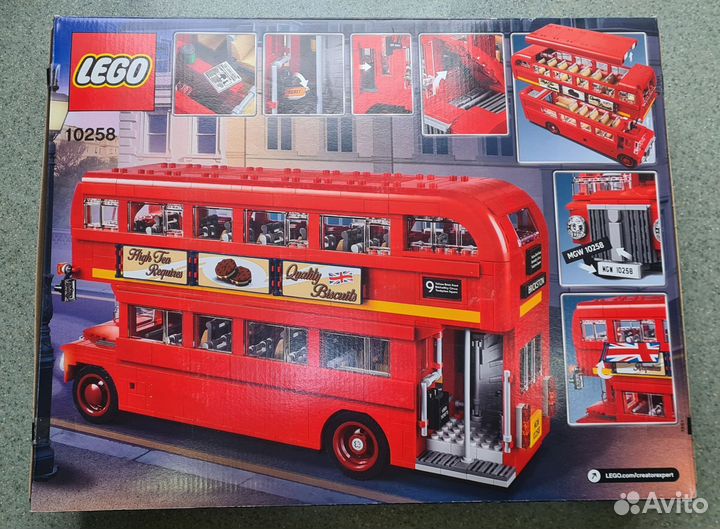 Новый Lego 10258 Лондонский автобус