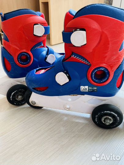 Ролики детские раздвижные. Защита для роликов