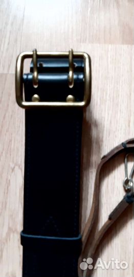 Кобура. Ремень кожаный вмф