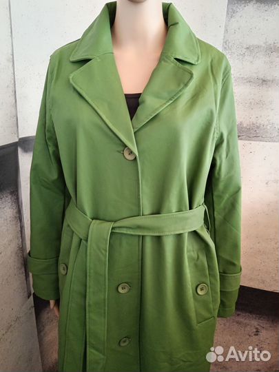 Тренч кожзам сезон осень-весна новый 50 размер