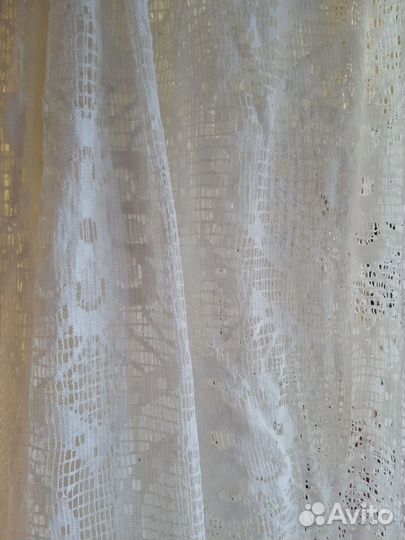 Тюль штора винтажная СССР, 3,4 метра ширина
