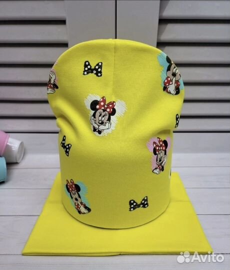 Шапка и снуд комплект детский