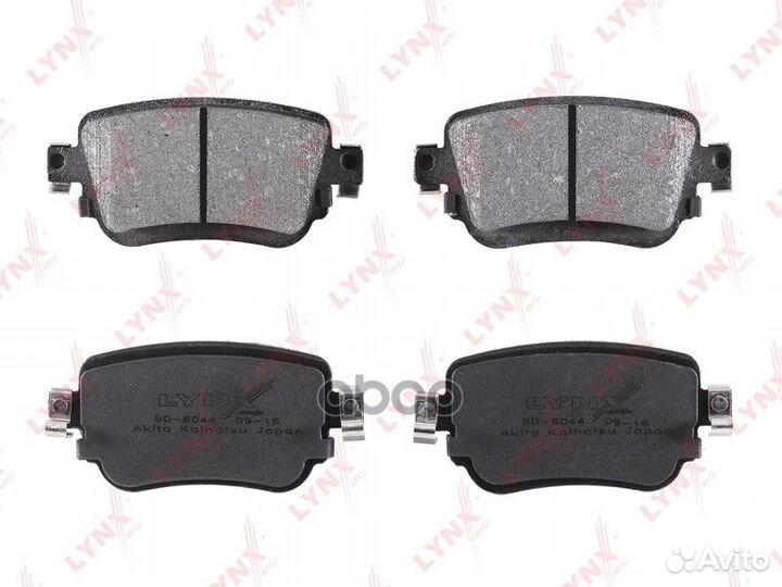 Колодки тормозные дисковые зад BD8044 lynxauto
