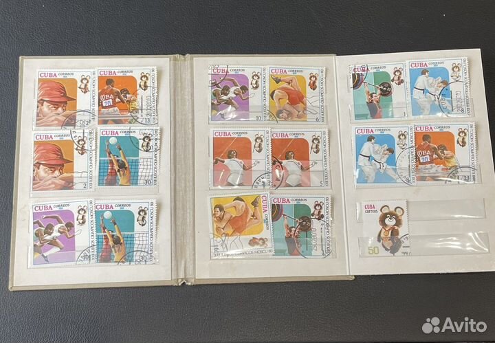 Альбом для марок СССР олимпийский мишка