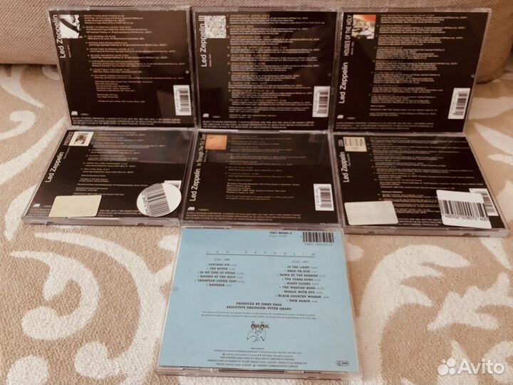 LED Zeppelin - альбомы на компакт-дисках CD