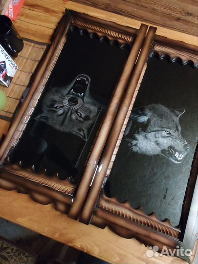 Нарды ручной работы со стеклом