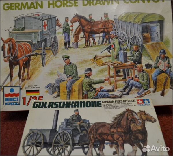 Сборная модель.Германский конный конвой