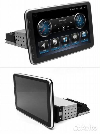 Магнитола 1 дин с экраном 10,2 дюйма 2+32Гб