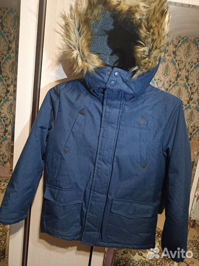 Зимняя куртка на мальчика 140