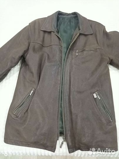 Кожаная куртка мужская