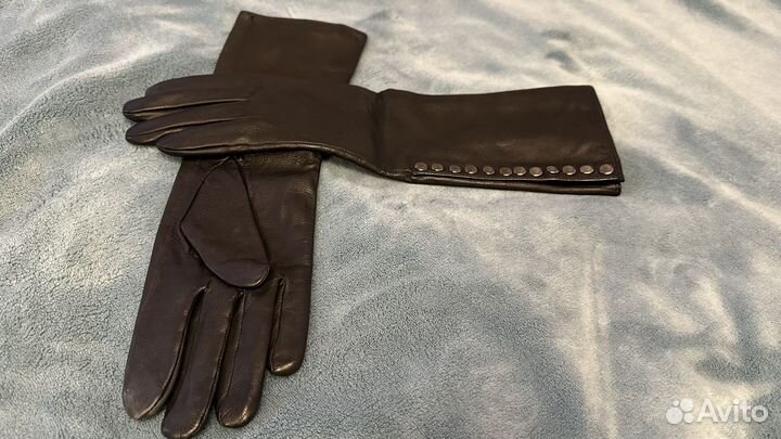 Перчатки женские кожаные Eleganzza