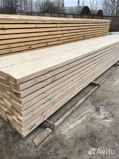 Доска обрезная сосна 1,2,3 сорт