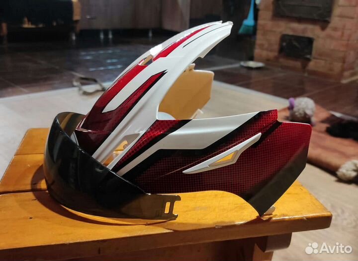 Козырек и очки к мотошлему.футболкаnike.S