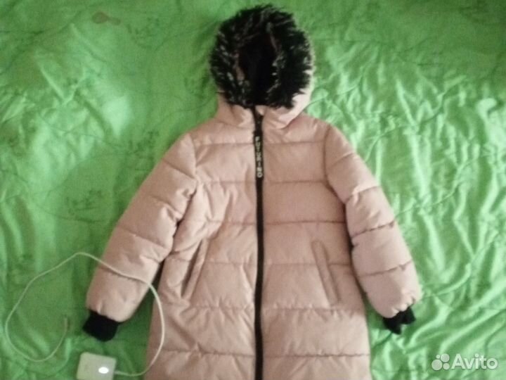 Пальто зимнее 140