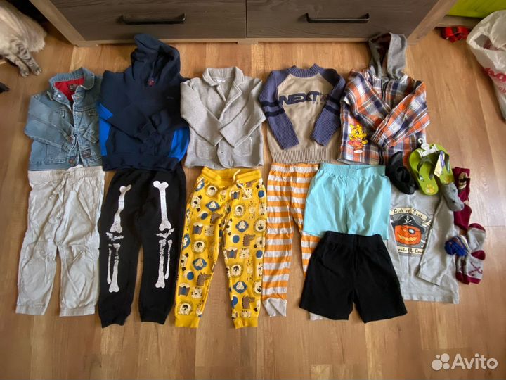 Пакет одежды на мальчика на 3-4 года